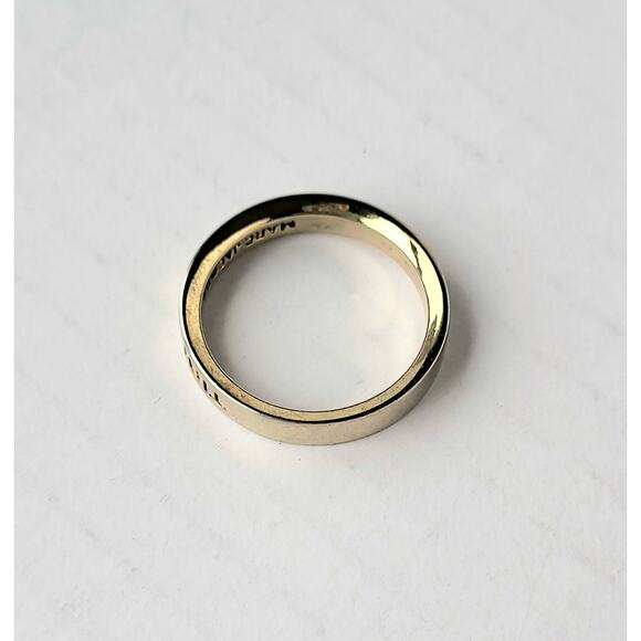 Marc Jacobs Tibi. in Omne Tempus Band Ring Size 8 Love Friendship Anniversary - Picture 2 of 7
